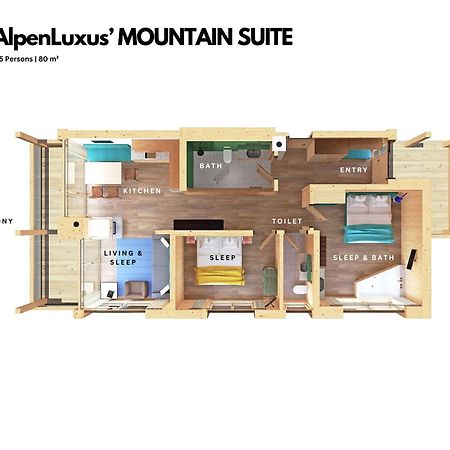 Sportlodge' Mountain Suite - Natural Pool, Whirlpool & Sauna By Alpenluxus Appartements Kleinboden Eksteriør bilde